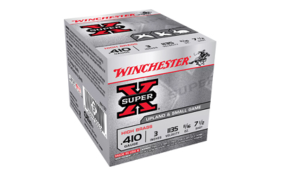 Winchester Ammunition - Winchester Ammunition Super-X Upland 410 Bore Shotgun Shells, 11/16 oz, #7.5 Shot, 25 Rounds per Box