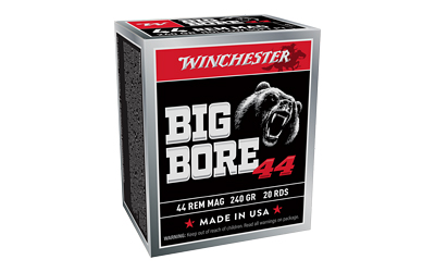 Winchester Ammunition - Winchester Ammunition Big Bore .44 Magnum Jacketed Soft Point - 240 Grain, 20 Rounds per Box