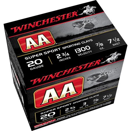 Winchester Ammunition - Winchester Ammunition AA Supersport Sporting Clay 20 Gauge 2.75-inch Shotshells
