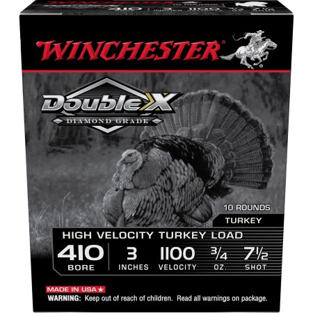 Winchester Ammunition - Winchester Ammunition High Velocity Turkey Load 410 Bore, 3/4 oz #7.5 Shot, 10 Rounds