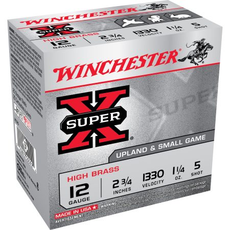 Winchester Ammunition - Winchester Ammunition Super-X 12 Gauge 2-3/4 Inch #5 Shotshells, 1 1/4 oz, 25 Rounds per Box