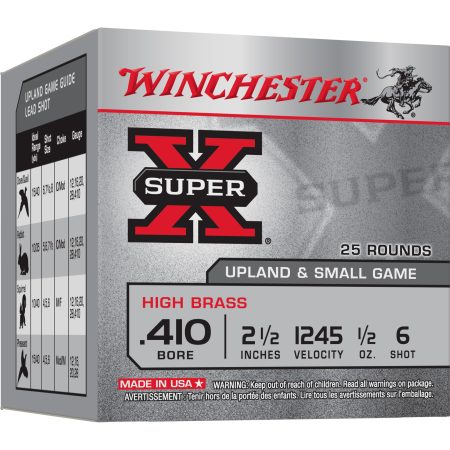 Winchester Ammunition - Winchester Ammunition Super-X 410 Bore Shotshell - 1/2 oz #6, Box of 25, Case of 250