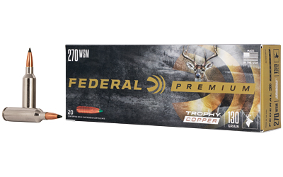 Federal - Federal Premier Trophy Copper 130 Grain for 270 Winchester Short Magnum Rifle