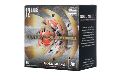 Federal - Federal Gold Medal Paper Shotshells 12 Gauge, 1 oz #8 Lead, 25 Rounds