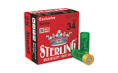 Sterling - Sterling Exclusive Series 12 Gauge #4 Shot Shells - 1 3/16 oz, 25 Pack