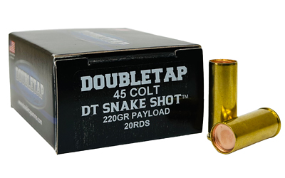 DoubleTap Ammunition - DoubleTap Ammunition SnakeShot .45 Colt 220-Grain Shotshell (20 Rounds per Box, 1000 Rounds per Case)