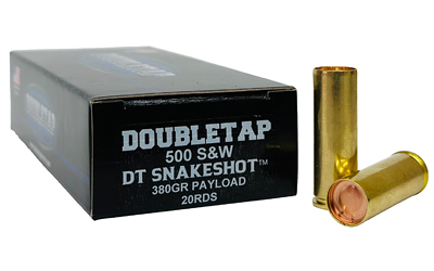 DoubleTap Ammunition - DoubleTap Ammunition SnakeShot 500 S&W 380 Grain Shotshell (20 rounds per box)
