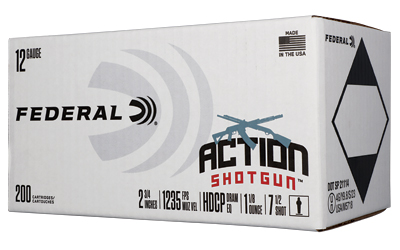 Federal - Federal Action Shotgun 12 Gauge #7.5 Lead Shot, 1 1/8 oz, 200 Rounds