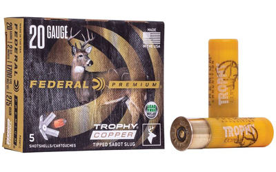 Federal - Federal Freight Train 20 Gauge 2.75-Inch Sabot Slug – 275 Grain, 5-Pack