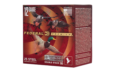 Federal - Federal Premium Ultra Steel 12 Gauge Shotgun Shells – 1 1/4 oz #3 and #5 Steel Shot, Model PWUX14235