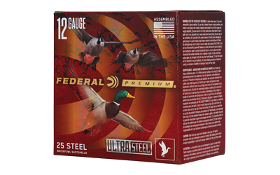 Federal - Federal Premium Ultra Steel 12 Gauge BB Steel Shot Ammunition - 1 1/4 oz, 25 Rounds per Box