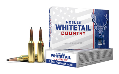 Nosler - Nosler Whitetail Country 6.5 Creedmoor 140-Grain Solid Base Ammunition