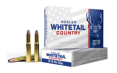 Nosler - Nosler Whitetail Country 30-30 Winchester 150-Grain Solid Base Ammunition