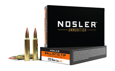 Nosler - Nosler 223 Remington 55 Grain Ballistic Tip Ammunition - 20 Rounds per Box