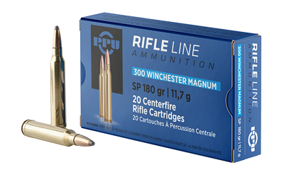 Prvi Partizan - Prvi Partizan PPU 300 Winchester Magnum 180-Grain Soft Point Rifle Ammunition (20 rounds per box, 200 per case)