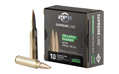 Prvi Partizan - Prvi Partizan PPU Supreme 338 Lapua Magnum 250-Grain Boat Tail Hollow Point Ammunition (10 Rounds per Box, 200 per Case)