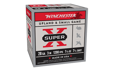 Winchester Ammunition - Winchester Ammunition Super-X 28 Gauge Shotshells – 3 Inch, 7.5 Grain, 25 Rounds per Box