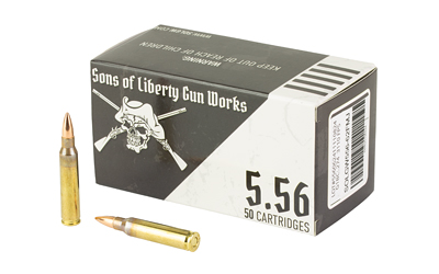 Sons of Liberty Gun Works - Sons of Liberty Gun Works SOLGW 556 NATO 62-Grain FMJ Ammunition (1000 Rounds Case)