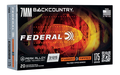 Federal - Federal Fusion 7mm Backcountry 175 Grain Polymer Tip Ammunition - Box of 20