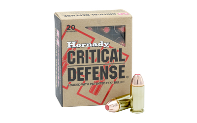 Hornady - Hornady Critical Defense .45 ACP +P 185 Grain FlexTip Ammunition - 20 Rounds