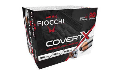 Fiocchi Ammunition - Fiocchi Ammunition Covert X .357 Magnum 125 Grain Hollow Point - 20 Rounds per Box