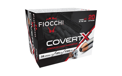Fiocchi Ammunition - Fiocchi Ammunition Covert X 38 Special 125 Grain Hollow Point Ammunition