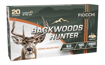 Fiocchi Ammunition - Fiocchi Ammunition Backwoods Hunter 6.5 Creedmoor 120 Grain Copper Bullet