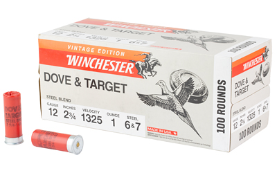 Winchester Ammunition - Winchester Ammunition Super-X Steel 12 Gauge 2.75-inch Shot, #6 and #7 Grain, 1 oz, 100 Rounds per Box