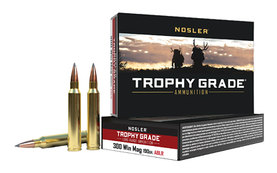 Nosler - Nosler Trophy Grade AccuBond Long Range Ammunition for 300 Winchester Magnum - 190 Grain, 20 Rounds per Box