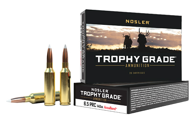 Nosler - Nosler Trophy Grade 6.5 PRC 140 Grain AccuBond Ammunition - 20 Rounds