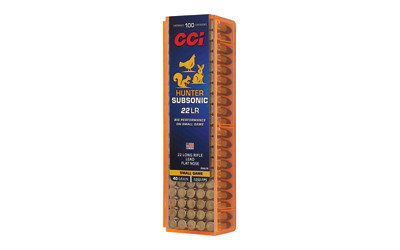 CCI Ammunition - CCI Ammunition 22 LR Subsonic Hollow Point, 40 Grain, 100-Round Box