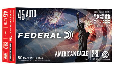 Federal - Federal American Eagle 45 ACP 230 Grain Full Metal Jacket Ammunition, Part AE45USA