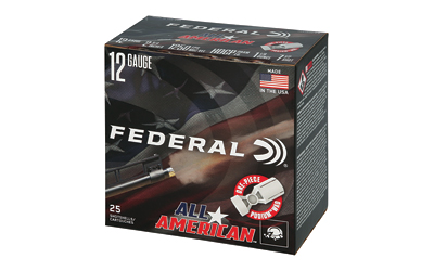 Federal - Federal All-American 12 Gauge 2.75-inch Shotgun Shells, 1 1/8 oz #7.5 Lead Shots - Case of 250