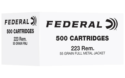 Federal - Federal American Eagle .223 Remington 55 Grain FMJ Ammunition – 500 Rounds