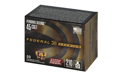 Federal - Federal Premium Hydra-Shok Deep .45 Colt 210 Grain Hollow Point Ammunition - 20 Rounds
