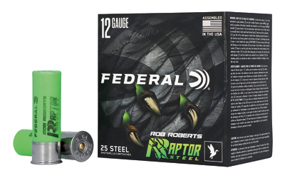 Federal - Federal Raptor Steel 12 Gauge 3-inch 1 3/8 oz #4 Steel Shot Ammunition - RRS1384