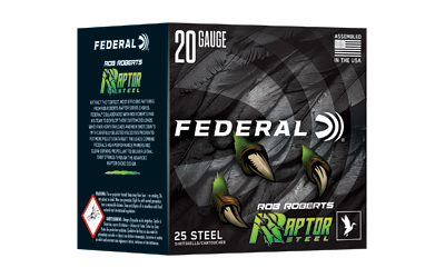 Federal - Federal Raptor Steel 20 Gauge 3 - 1 oz #3 Steel Shot - High-Performance Hunting Ammo