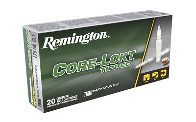 Remington - Remington Core-Lokt Tipped 7mm Backcountry 175-Grain Jacketed Soft Point Ammunition