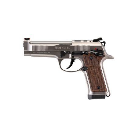 Beretta - Beretta 92X Performance Defensive 9mm Semi-Auto Pistol with Hogue Walnut Grip and Fiber Optic Sights