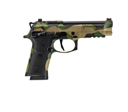 Beretta - Beretta 92Xi FS 9mm Semi-Auto Pistol with Splinter Camo Finish and Red Dot Compatibility