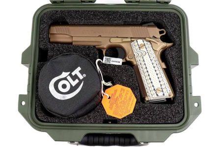 Colt - Colt Custom Shop CQB Pistol in 45 ACP with Flat Dark Earth/Bronze Finish and Novak Night Sights
