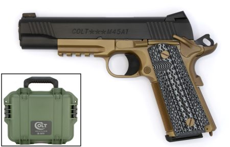 Colt - Colt Custom Shop CQB Pistol 45 ACP with Flat Dark Earth Finish and Novak Night Sights