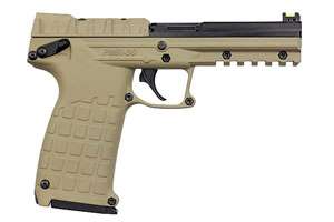 Keltec - Keltec PMR-30 22 Magnum Semi-Auto Pistol with Tan Polymer Frame and Fixed Fiber Optic Sights
