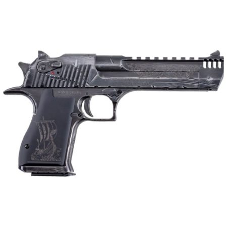 Magnum Research - Magnum Research Desert Eagle .50 AE MK XIX Black Finish with Viking Engraving