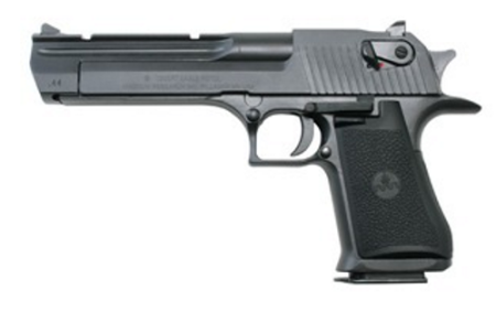 Magnum Research - Magnum Research Desert Eagle 44 Magnum Semi-Auto Pistol with Steel Frame and Black Oxide Finish
