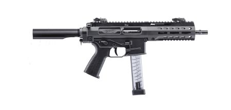 B&T - B&T SPC9 9mm Semi-Auto Pistol with Buffer Tube and Flip-up Sights