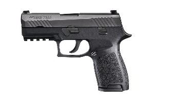 SIG SAUER - SIG SAUER P320 Compact 9mm Striker Fired Semi-Auto Pistol with Siglite Night Sights and 10+1 Capacity