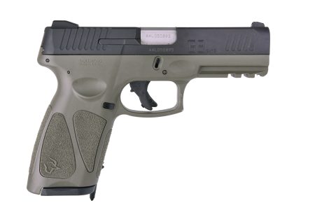 Taurus - Taurus G3 9mm Semi-Auto Pistol with Matte Black Finish and OD Green Polymer Frame