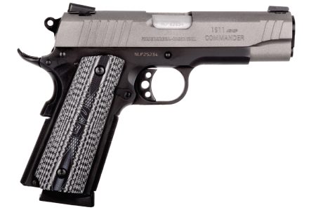 Taurus - Taurus 1911 Commander .45 ACP Semi-Auto Pistol with Gray Cerakote Finish and VZ Steel Frame Grips