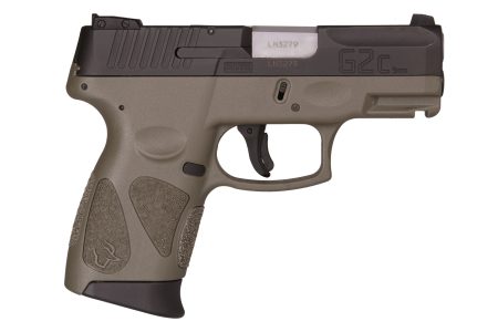 Taurus - Taurus G2C 9mm Semi-Auto Pistol with OD Green Polymer Frame and 12-Round Capacity